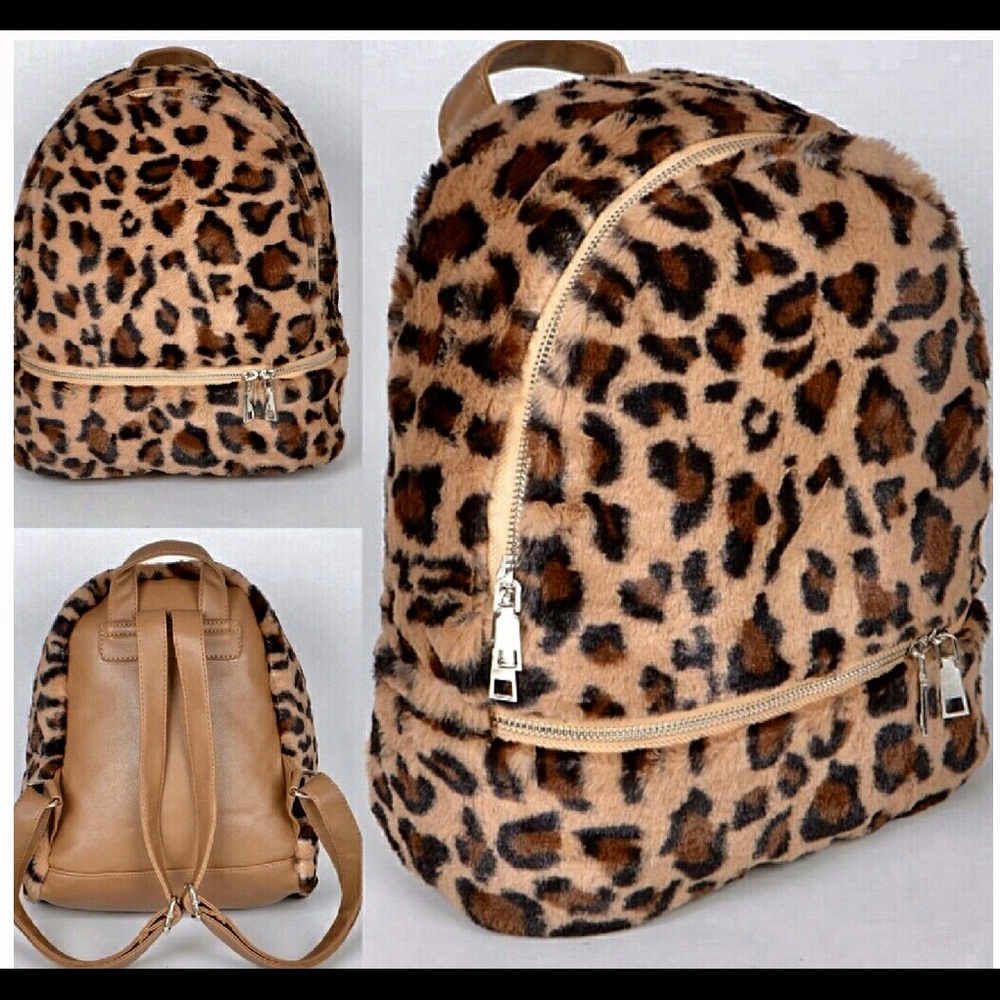 Faux Fur Backpack NEW